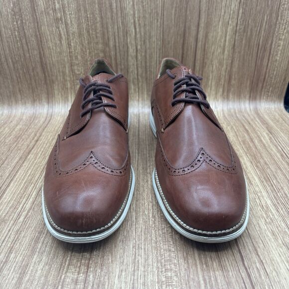 Cole Haan ØriginalGrand Wingtip Oxford Style C26471 Woodbury Ivory Men Size 13 M main image 4